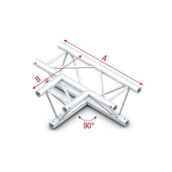 Milos Pro-30 T-kruis driehoek truss in 3 richtingen