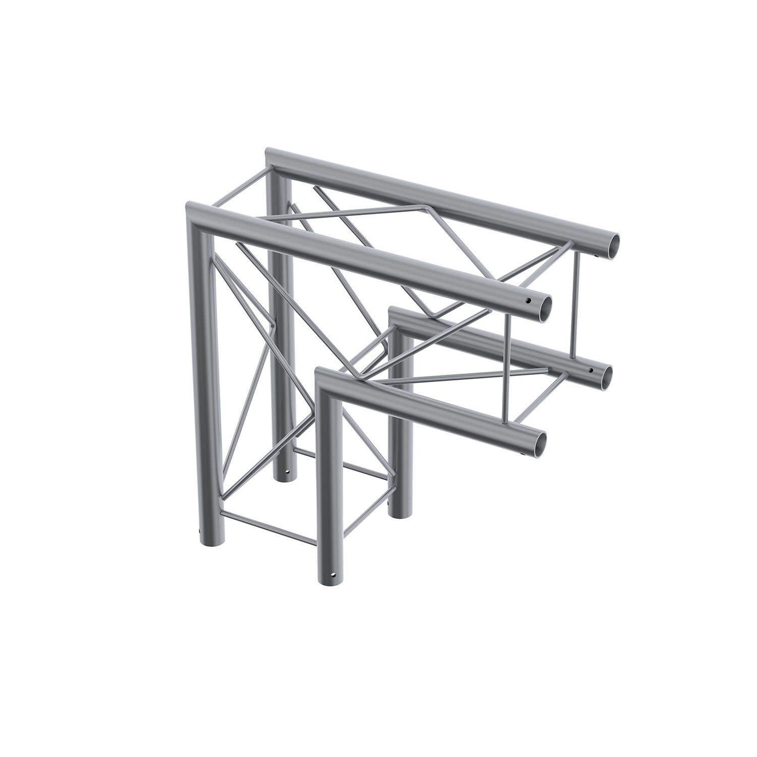 Retourdeal - BeamZ P24-C21 2-weg hoek vierkante Deco Truss 90°