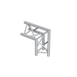 Retourdeal - BeamZ Truss driekhoek truss 90° 2-weg hoek P33-C24 - Apex out - 50cm