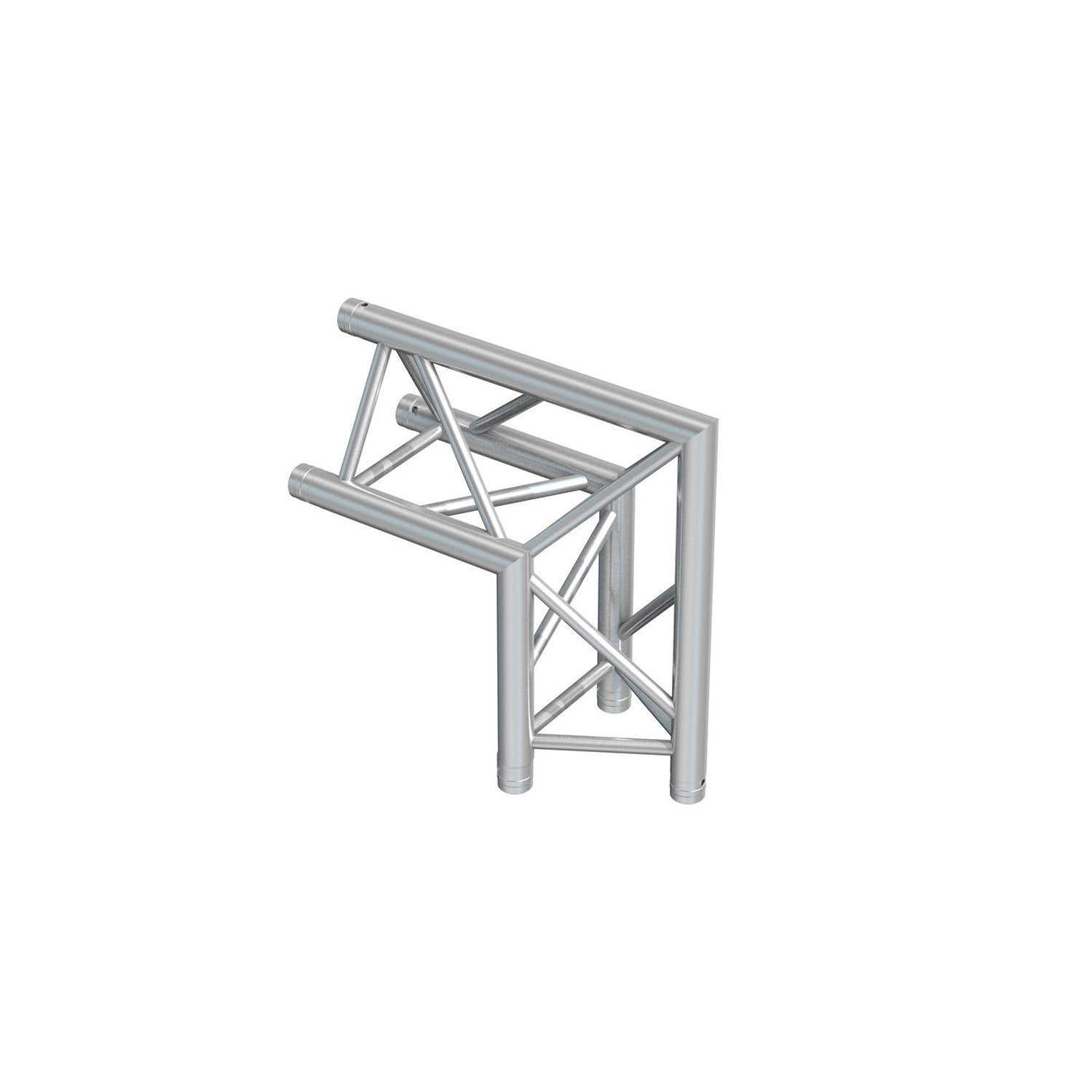 Retourdeal - BeamZ Truss driekhoek truss 90° 2-weg hoek P33-C24 - Apex out - 50cm