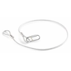 Retourdeal - BeamZ veiligheidskabel safety 1 95 mm 5mm 65kg draagkracht - Afbeelding 2