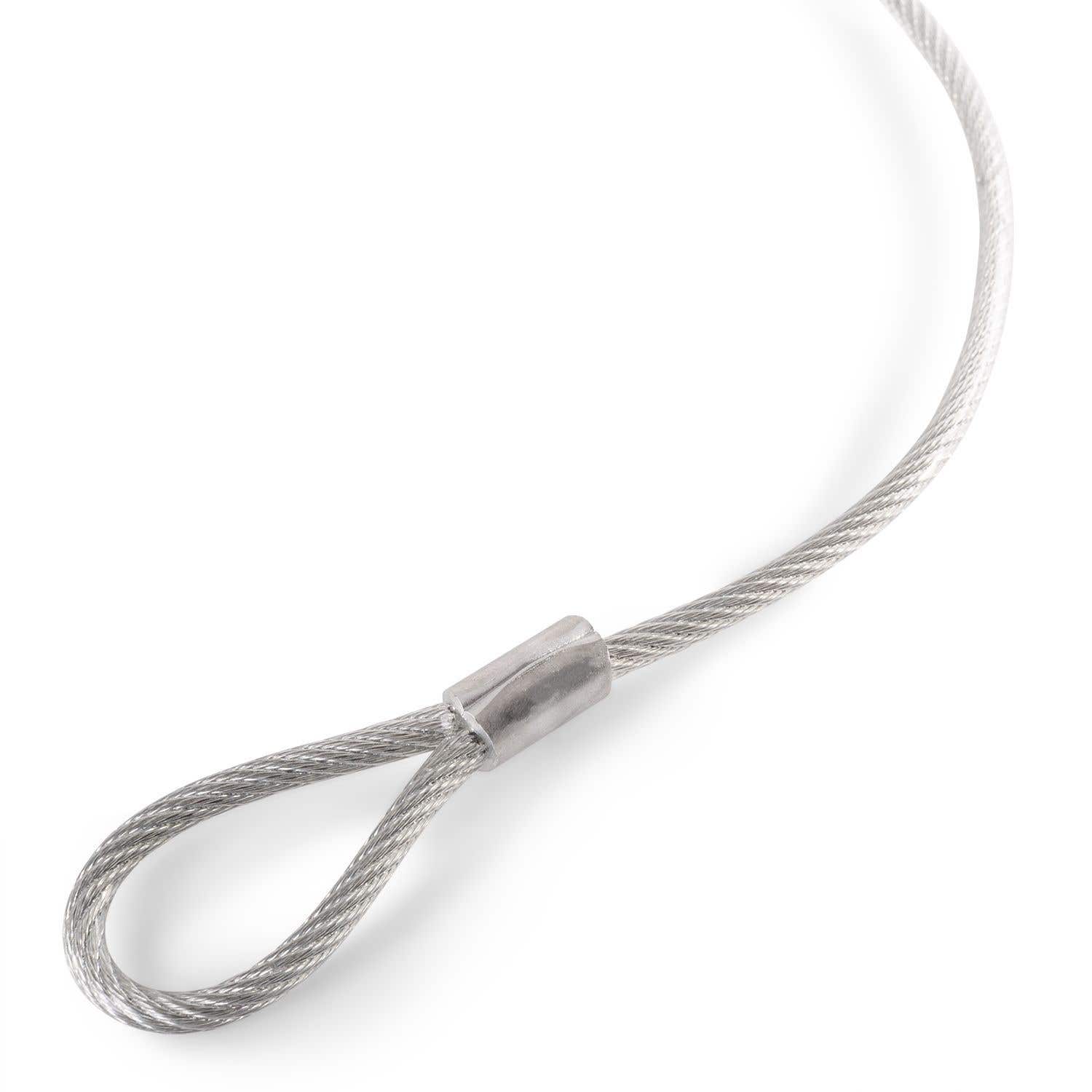Retourdeal - BeamZ veiligheidskabel safety 1 95 mm 5mm 65kg draagkracht - Afbeelding 4