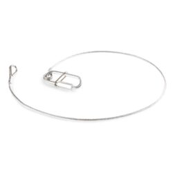 Retourdeal - BeamZ veiligheidskabel safety 2 70cm 2mm 20kg draagkracht - Afbeelding 2