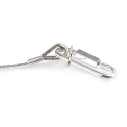 Retourdeal - BeamZ veiligheidskabel safety 2 70cm 2mm 20kg draagkracht - Afbeelding 3