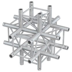 Retourdeal - BeamZ P30-C60 truss kruis vierkant 6-weg - Afbeelding 3